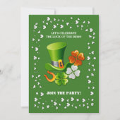 Invitation Lucky Charms St. Patrick's Day Party (Devant)