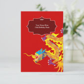 Invitation Lucky Chinese Dragon (Debout devant)