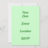 Invitation Lucky Giraffe (Dos)