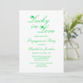 Invitation Lucky In Love (Debout devant)