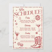 Invitation Lucky In Love Casino Bachelorette Week-end (Dos)