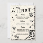 Invitation Lucky In Love Casino Bachelorette Week-end (Dos)