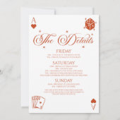 Invitation Lucky In Love Casino Bachelorette Weekend Party (Dos)