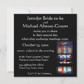 Invitation Lucky in Love Casino Mariage à thème (Devant)