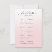 Invitation Lucky in Love Elegant Script Bachelorette Weekend  (Dos)