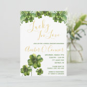 Invitation Lucky in Love ! Fête des mariées de fermeture à qu (Debout devant)