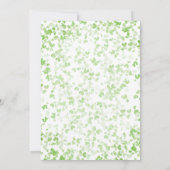 Invitation Lucky In Love Fête des mariées de la Saint Patrick (Dos)