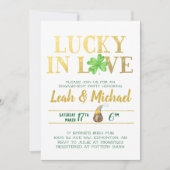 Invitation Lucky in Love | Fêtes de fiançailles (Devant)