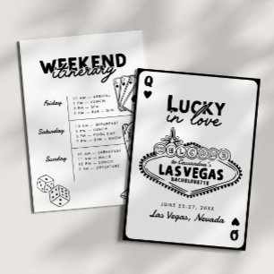Invitation Lucky in Love Las Vegas Girls' Trip Bachelorette