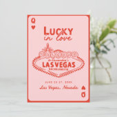 Invitation Lucky in Love Las Vegas Girls' Trip Bachelorette (Debout devant)