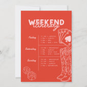 Invitation Lucky in Love Las Vegas Girls' Trip Bachelorette (Dos)