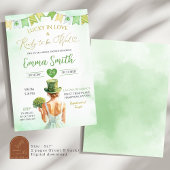 Invitation Lucky In Love St patrick Fête des mariées irlandai