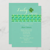 Invitation Lucky in Love U-Pick couleur Arrière - plan (Devant / Derrière)