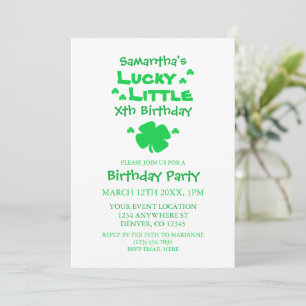 Invitation Lucky Little Birthday