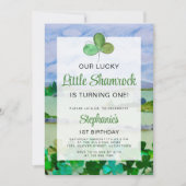 Invitation Lucky Little Shamrock Premier anniversaire (Devant)