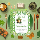 Invitation Lucky Little Shamrock St. Patrick's Baby shower