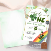 Invitation Lucky One Anniversaire de la Saint-Patrick