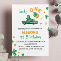 Lucky One Green Four Leaf Clover Anniversaire
