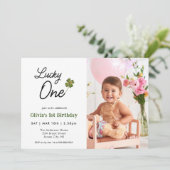 Invitation Lucky One Kids 1er anniversaire (Debout devant)