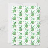 Invitation Lucky One Premier Shamrock d'anniversaire (Dos)
