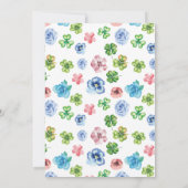 Invitation Lucky One Saint Patrick 1er anniversaire (Dos)