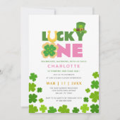 Invitation Lucky One Shamrock 1er anniversaire St. Patrick's  (Devant)