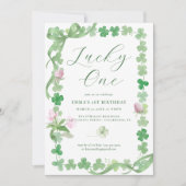 Invitation Lucky One | St. Patrick's Day 1st Birthday (Devant)