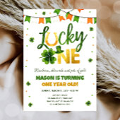 Invitation Lucky One St. Patrick's Day Boy Premier anniversai