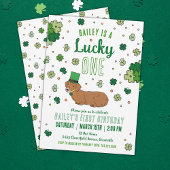 Invitation Lucky Un Mars Premier Anniversaire