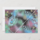 Invitation LUEUR de laser dans l'invitation FONCÉE de bat (Dos)