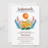 Invitation Lughnasadh fête de la première récolte (Devant)