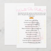 Invitation Lui ferait-elle plutôt ? (Devant / Derrière)