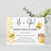 Invitation Lui ou elle ce que sera la révélation de genre (Debout devant)