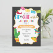 Invitation Lui ou elle-esta genre de thème de fiesta (Debout devant)