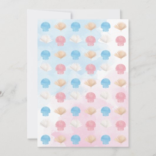 Invitation Lui ou Elle Nous Codons Voir Bébé Genre Révéler in (Dos)