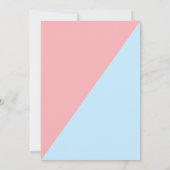 Invitation Lui ou Elle Rend Révéler Ballons vers le haut Thèm (Dos)