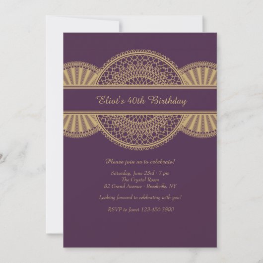 Invitation Luisante (Devant)