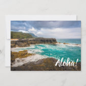 Invitation Lumaha'i Beach, Kauai, Hawaii (Devant)