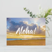 Invitation Lumahai Beach, Kauai, Hawaii (Debout devant)