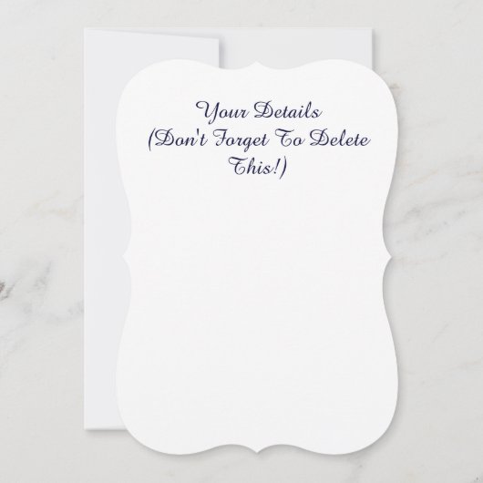 INVITATION LUMIÈRE (Dos)