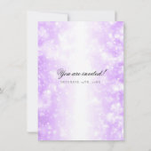 Invitation Lumière de choc violente sur le renouveau de Vow M (Dos)