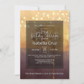 Invitation Lumière Debout | Design Minimaliste (Devant)