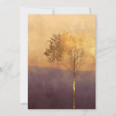 Invitation Lumière Debout | Design Minimaliste (Dos)