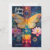 Invitation Lumière émergente | Conception Papillon (Devant)