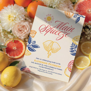 Invitation Lumière principale presse-agrumes fête de mariage