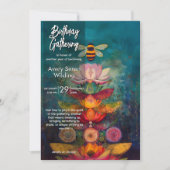 Invitation Lumière rassemblée | Conception d'abeille (Devant)