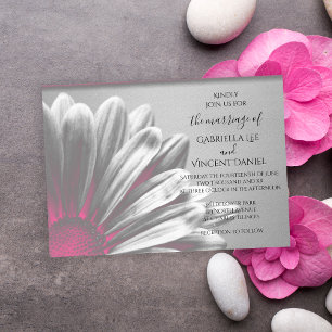 Invitation Lumière rose florale Points forts Mariage