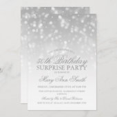 Invitation Lumière sur les étincelles de Bokeh Bokeh, 50e ann (Devant / Derrière)