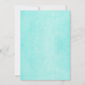 Invitation lumières à chaîne bleu mariage (Dos)