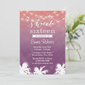 Invitation Lumières à cordes et palmiers doux 16 (Debout devant)